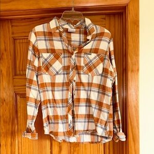 Columbia Plaid Button-Up Shirt